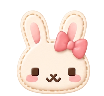 Cute bunny mascot